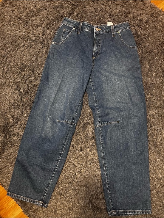Banana Republic Denim - Banana Republic Women's Cropped Barrel  Blue Jeans Size 4/27